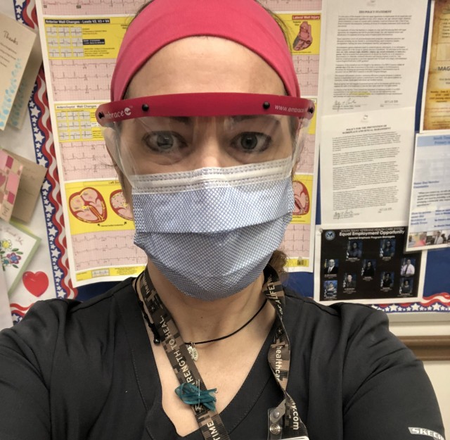Maj. Catherine A. Celeski, an Army Reserve critical care nurse from San Antonio, Texas, mobilized in mid-December 2020 with Army Reserve Urban Augmentation Medical Task Force 328-1 to assist the Yuma Regional Medical Center in Yuma, Arizona. ...