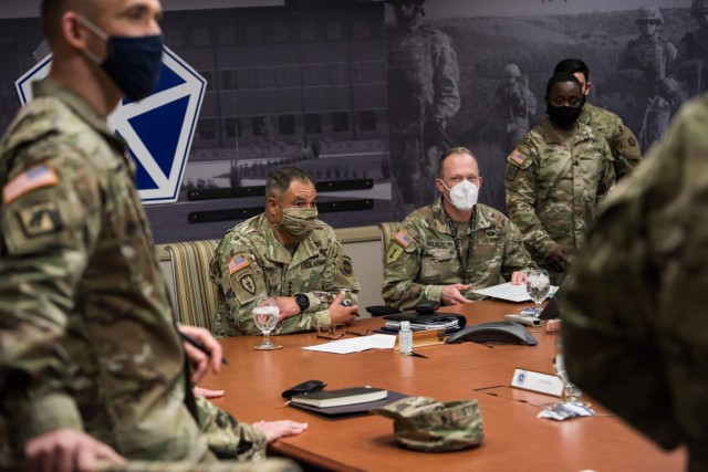 V Corps closes books on first command post exercise since reactivation