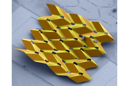 Army-funded researchers create nanosized robots that fold themselves into 3D configurations and could enable locomotion, novel metamaterial design and highly-fidelity sensors.