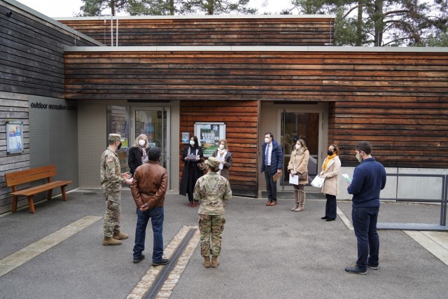 Representatives of Wild B.O.A.R. and Better Opportunities for Single Soldiers provide briefings of their programs and offerings, March 11, 2021.