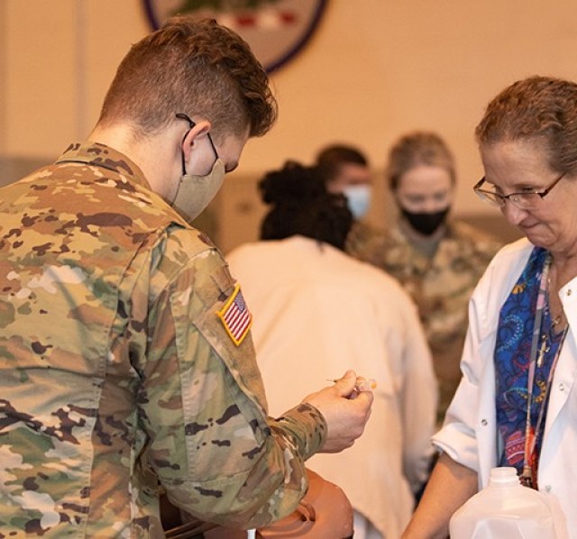 Alabama Guard trains to begin vaccinations in rural areas