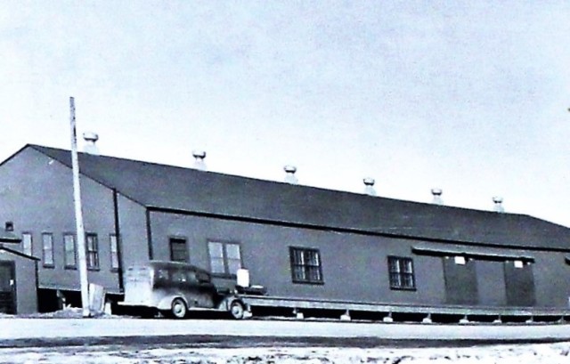 This photo, from April 15, 1940, shows the commissary warehouse that once stood on South Post at Fort McCoy, Wis. The installation was called Camp McCoy in 1940. The photo is one of many found in a forgotten file cabinet in 2020 in one of Fort...