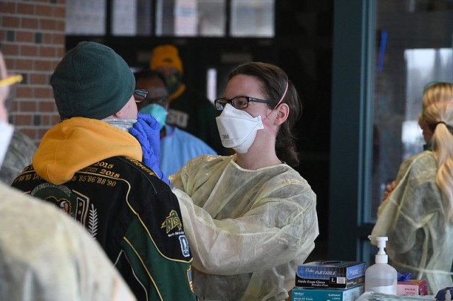North Dakota National Guard marks year of COVID-19 response