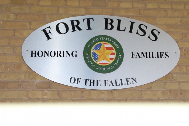 The Survivor Outreach Services program at Fort Bliss, Texas, offers counseling and support to surviving families. Trained counselors continue to offer counseling services to families after they depart the El Paso community.