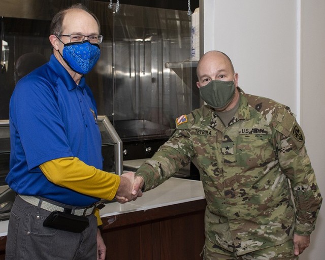 Civil Engineer Kent Hawkins of Dugway Proving Ground’s Directorate of Public Works received an ATEC Command coin Feb. 22, 2021 from Brig. Gen. David Trybula during the general&#39;s visit. Hawkins was praised for his commitment to heading the...