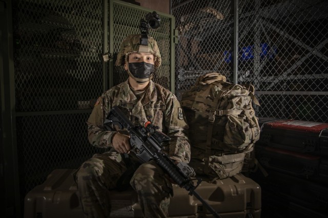 Alaska Army National Guard infantrywoman makes history