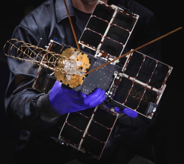 Gunsmoke-J, a U.S. Army Space and Missile Defense Command and Assured Position Navigation and Timing/Space Cross Functional Team joint capability technology demonstration satellite, launches into orbit, March 22. Gunsmoke-J’s experiments will...