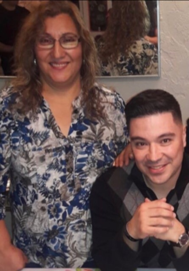 Combat medic’s most tense moment – vaccinating his mom