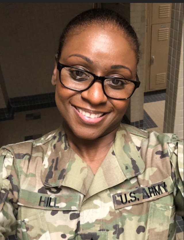 Army Materiel Command’s Master Sgt. Michelle Hill is an example of the Army’s popular “Be All You Can Be” Army slogan, a slogan that convinced her to join the Army 35 years ago and that inspires her daily in her work for AMC’s G-3 (Operations). AMC joins the rest of the Army and the nation to recognize March as Women’s History Month.