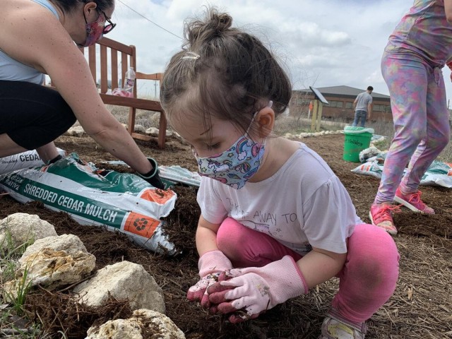 Young volunteer