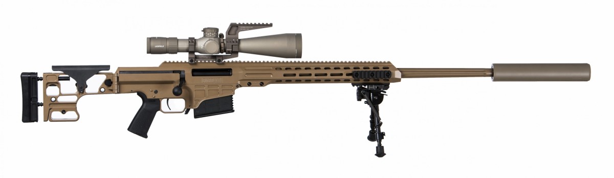 <em>The MK22 equipped with a Leupold scope, bipod, and suppressor (U.S. Army)</em>