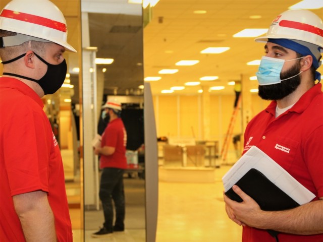 A multidisciplinary team from the Norfolk District, U.S. Army Corps of Engineers, joined the Federal Emergency Management Agency in an assessment of a local site for conversion into a federally supported community vaccination center, Norfolk,...