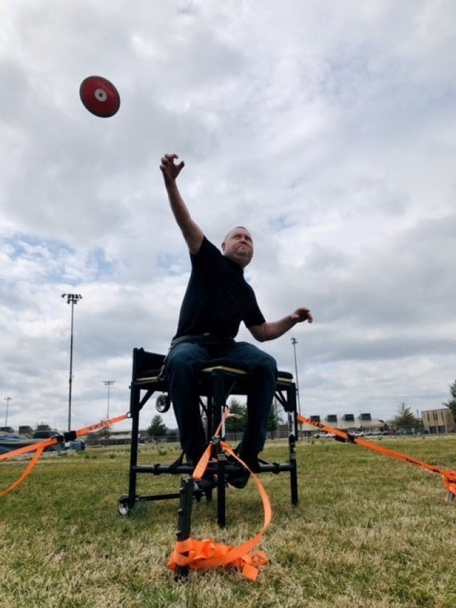 Cpl. Chance Boleware competed in field, shooting, archery and powerlifting during Army Trials 2021. He is a Soldier assigned to the Fort Campbell Soldier Recovery Unit, Ky. (Photo courtesy of Robyn Womac)