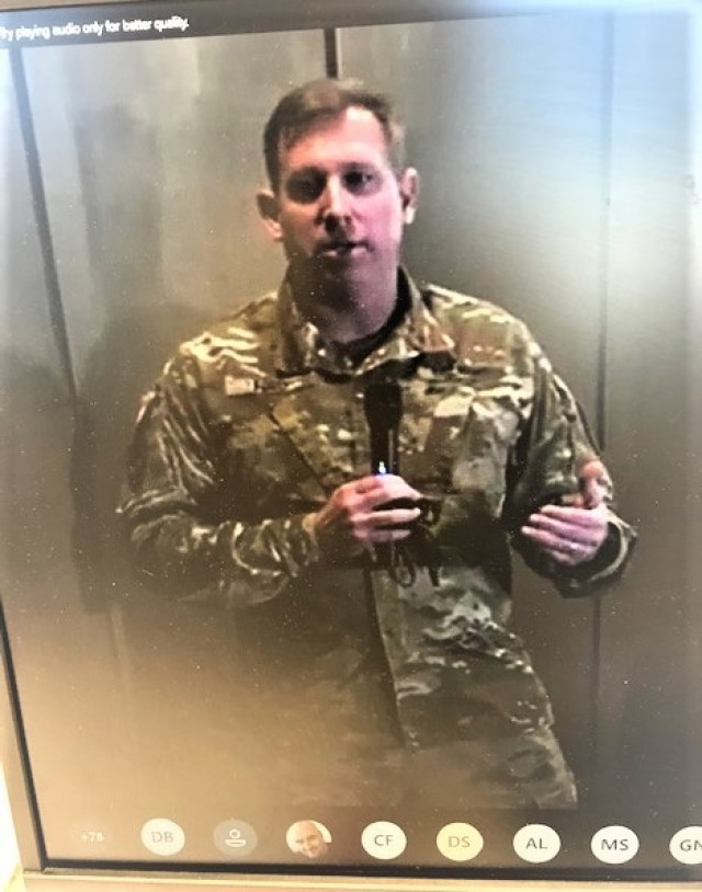 Maj. Chris Ford with the U.S. Army Garrison Wiesbaden Legal Center, explains the legal ramifications of being associated with extremist behavior in the military.