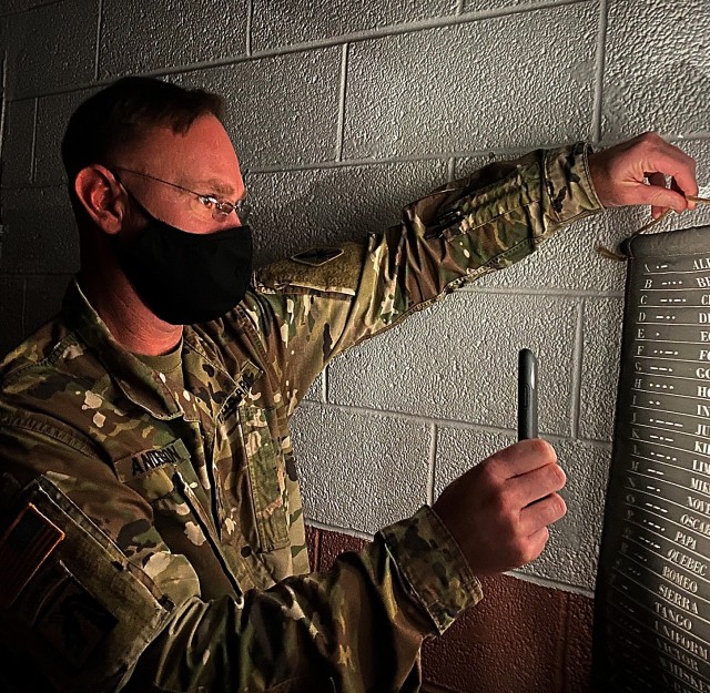 Chief Warrant Officer of the Military Intelligence Corps, Chief Warrant Officer 5 Aaron Anderson, was an integral member of Maj. Gen. Anthony R. Hale’s team during their recent visit to the RAPID Escape Room at the 111th Military Intelligence...