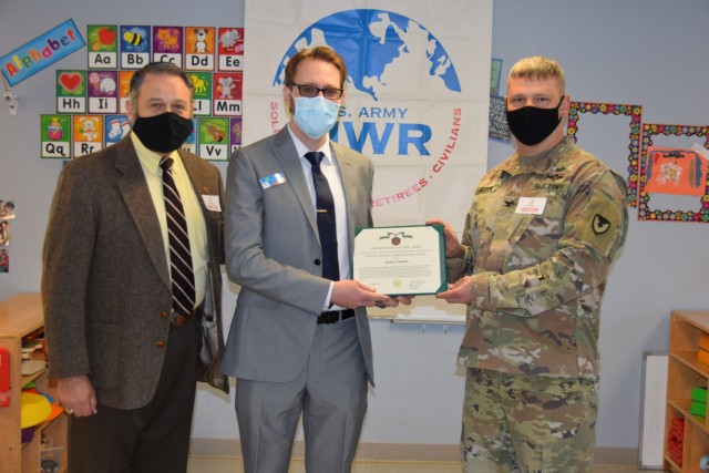Tindoll receives Rock Island Arsenal update, presents awards