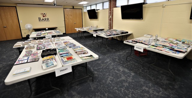 “Quarantining” returned books and imposing social distancing guidelines were some of the ways Barr Memorial Library imposed safety precautions over the course of the pandemic.