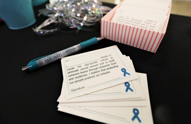 Tables will be set up Wednesday April 21 and 28 in the Fort Knox Main Post Exchange to promote the “I Pledge” campaign in conjunction with this year’s theme: “protecting our people protects our mission.”