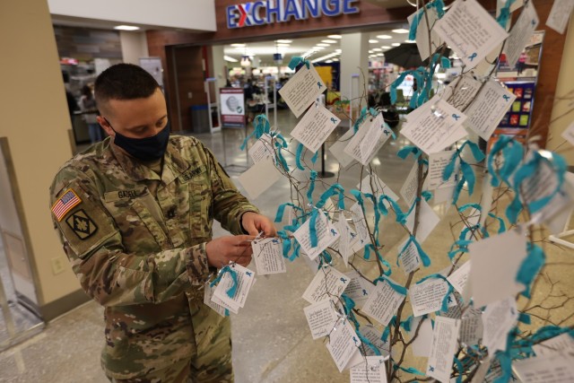 Fort Knox Garrison Commander Col. C.J. King was joined by installation leaders, community members and Soldiers Wednesday for the “I Pledge” campaign kickoff in honor of Sexual Assault Awareness and Prevention Month.