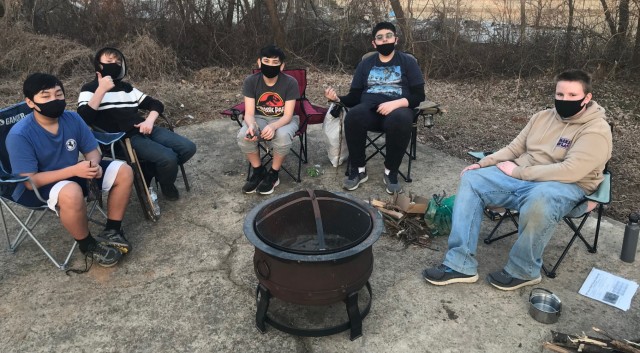 The Scouts of America Troop 159 (girls) and Troop 47 (boys), ranging from ages 11 to 16, based out of USAG Humphreys, competed in the Klondike Derby, Feb. 20-21. Competition categories included first aid, bear bag throw, fire starting, evacuating...
