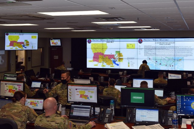 Louisiana Guard trains with partners on disaster response