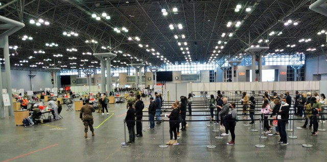 10K a day at Javits mass vaccination site in New York