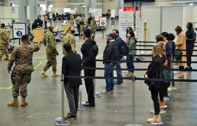 10K a day at Javits mass vaccination site in New York
