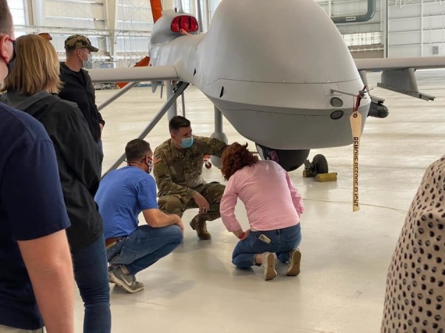 During the Fort Stewart-Hunter Army Airfield Combined Leadership Tour, community leaders visit with 3rd Combat Aviation Brigade Soldiers and get an
...