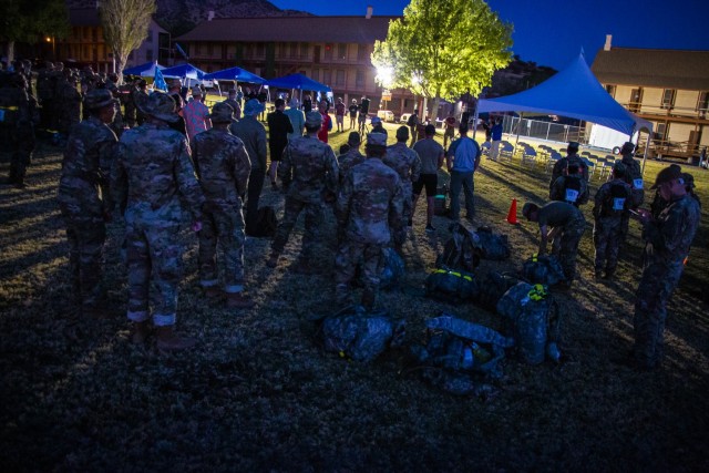 More than 250 Soldiers and civilians assembled on Brown Parade Field here beginning at 4 a.m. April 10, for the opening ceremony of the 2021 Bataan Memorial Death March sponsored by the 111th Military Intelligence Brigade and the Directorate of...