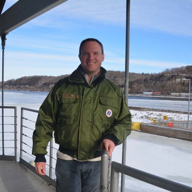 Jesse Scott, hydrological technician.