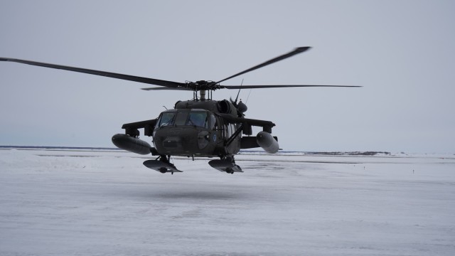 Alaska Army National Guard deploys Black Hawk for spring floods season