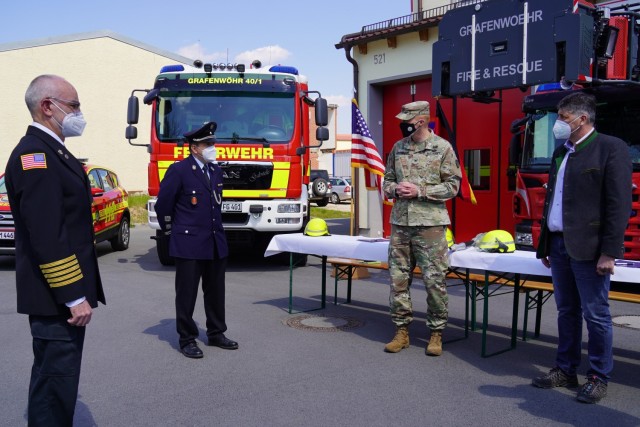 USAG Bavaria Fire Department Signing Ceremony