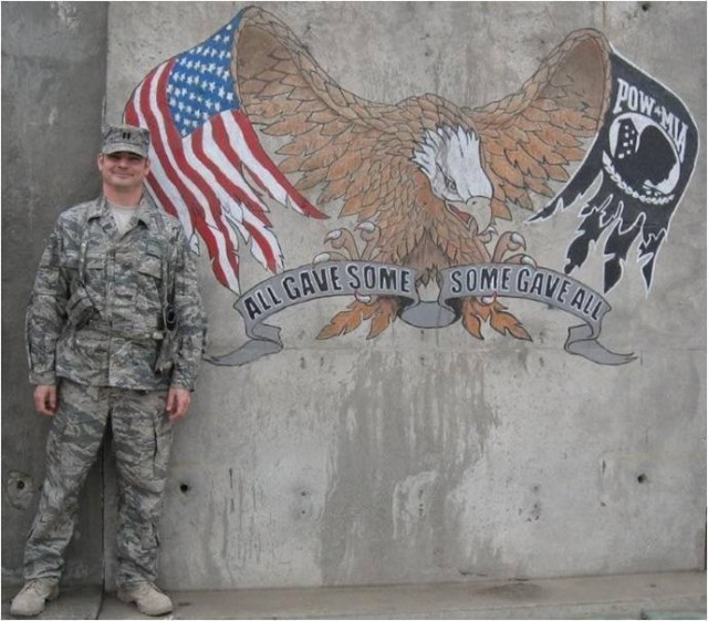 U.S. Air Force Capt. Nathan Nylander poses for a photograph in Kabul, Afghanistan where he was deployed as an advisor to NATO’s Operation Enduring Freedom in 2011. (Courtesy photo)