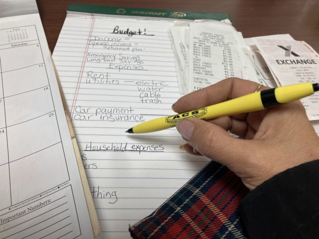 Making a budget to know how your money is spent is key to knowing how much to save for emergencies and retirement. Financial counselors at Army Community Service-Financial Readiness are eager to help clients examine their budgets, analyze their...