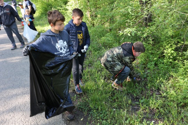 Local Cub Scout Pack 155 Scouts have been working toward their badges and awards by making the Fort Knox area a more picturesque place