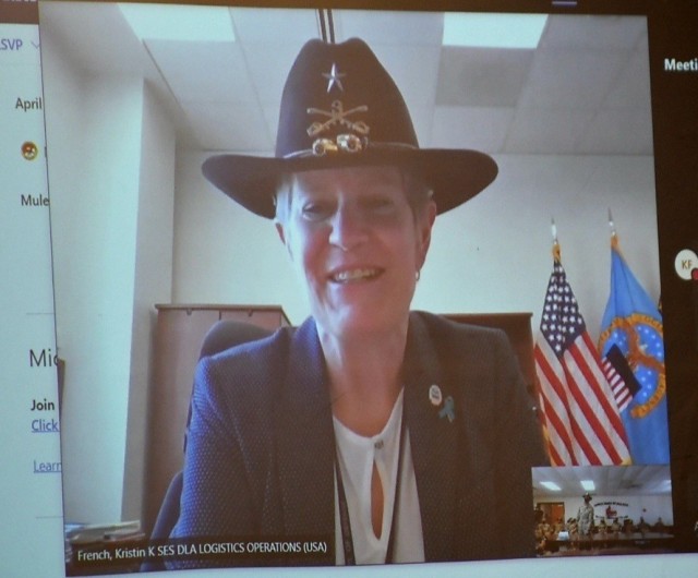 Brig. Gen. Kristin French (Ret.) served as a Lt. Col. and as a commander for the 3rd Armored Cavalry Regiment Support Squadron at Fort Carson, Colorado, during Operation Iraqi Freedom. She was the first female officer to command a cavalry squadron in combat and took part in a virtual meeting with over 30 Troopers to provide mentorship as part of the unit&#39;s Sisters in Arms Program. (U.S. Army Photo by Maj. Marion Jo Nederhoed)