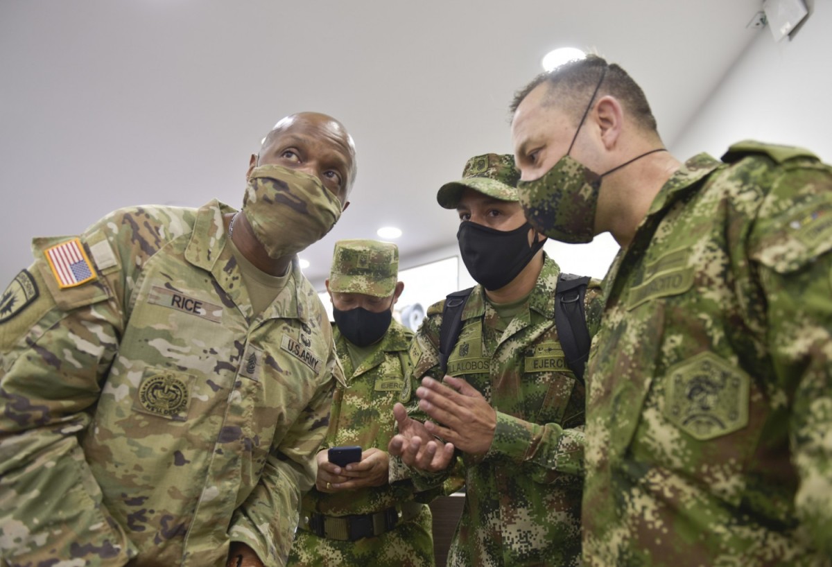Senior enlisted leaders collaborate in Colombia Article The United