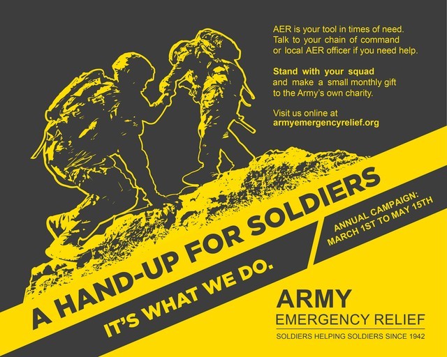The Army Emergency Relief 2021 campaign has raised $26,759 of its $139,000. The campaign ends May 15.