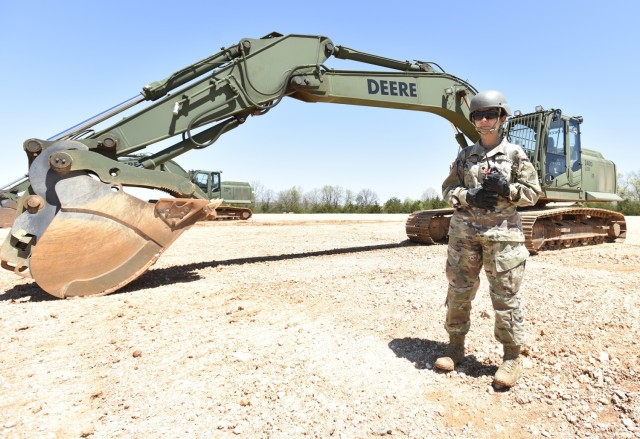 Spc. Zainab Olivo, a horizontal construction engineer trainee assigned to Company D, 554th Engineer Battalion, is originally from Karbala, Iraq. She joined the Army to make a difference and inspire others to follow their dreams.