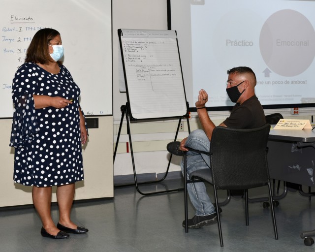 US Army Garrison Fort Buchanan became the first Installation Management Command (IMCOM) garrison to hold the Operation Excellence (OPEX) Training in Spanish April 15, 2021 at the Training Division facility on post. PAIO, Management and Program...