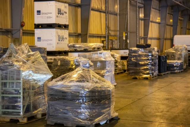 After a unit turns their equipment in to the MDRS, the team from the 402nd Army Field Support Battalion then prepares it for shipment to its final destination. The equipment could be transferred to another unit within the same Army command,...