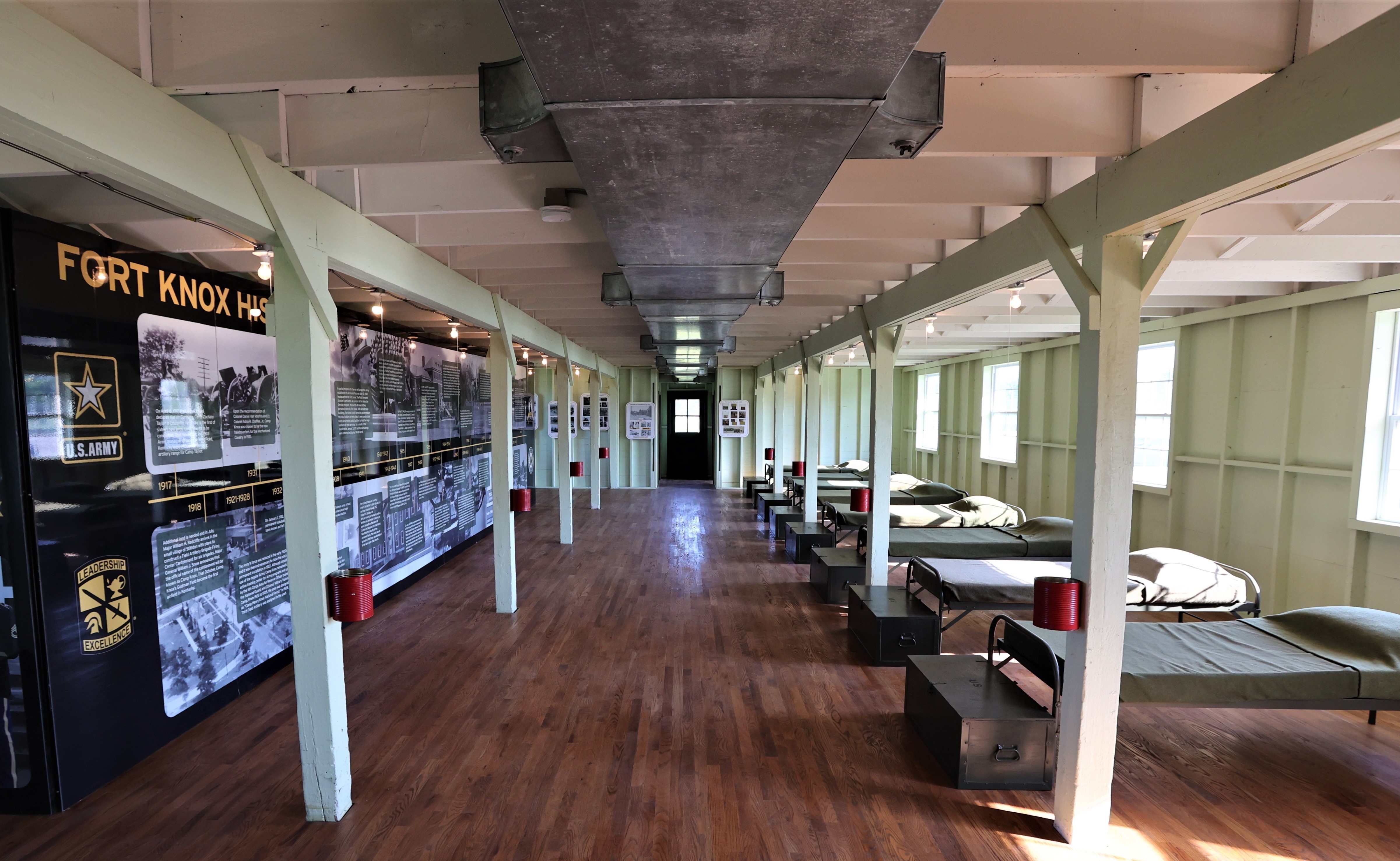 Authentic WWII-era barracks on display at Patton museum, open to the ...