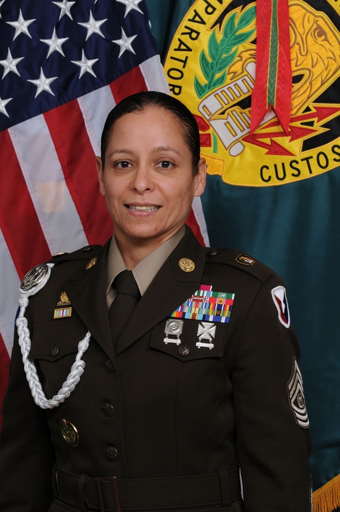 Command Sgt. Maj. Julie Saorrono