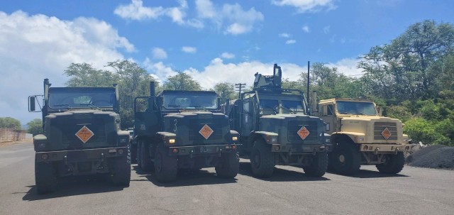 599th Trans. Bde. monitors USMC ammo offload at West Loch