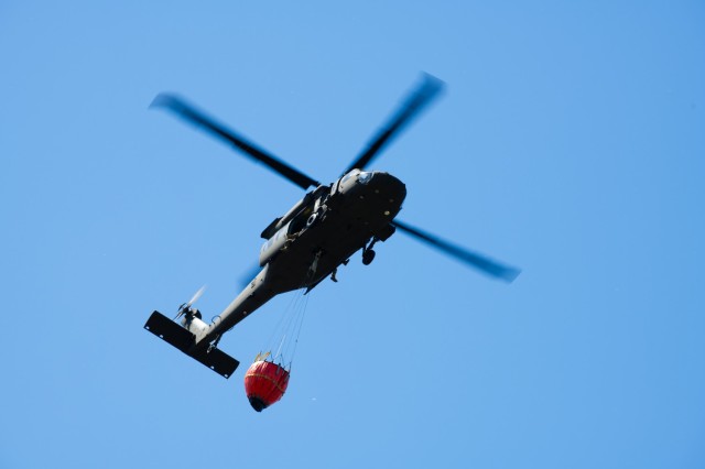 NYNG, Forest Rangers train for helicopter firefighting