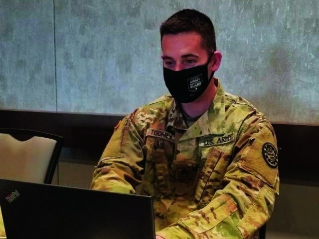 Michigan National Guard Soldier on the offense against COVID-19