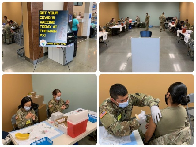 JBLM PX vaccine drive