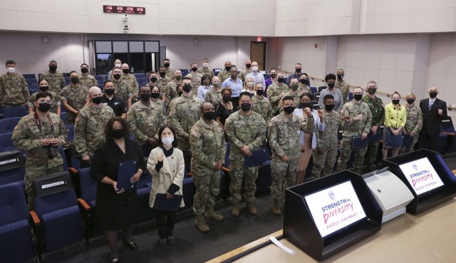 U.S. Army Corps of Engineers (USACE) Far East District (FED) Deputy Commander, Lt. Col. Dennis J. McGee, participated in the Strength in Diversity Pledge Ceremony at the U.S. Forces Korea headquarters, May 13. The event was hosted by the USFK...