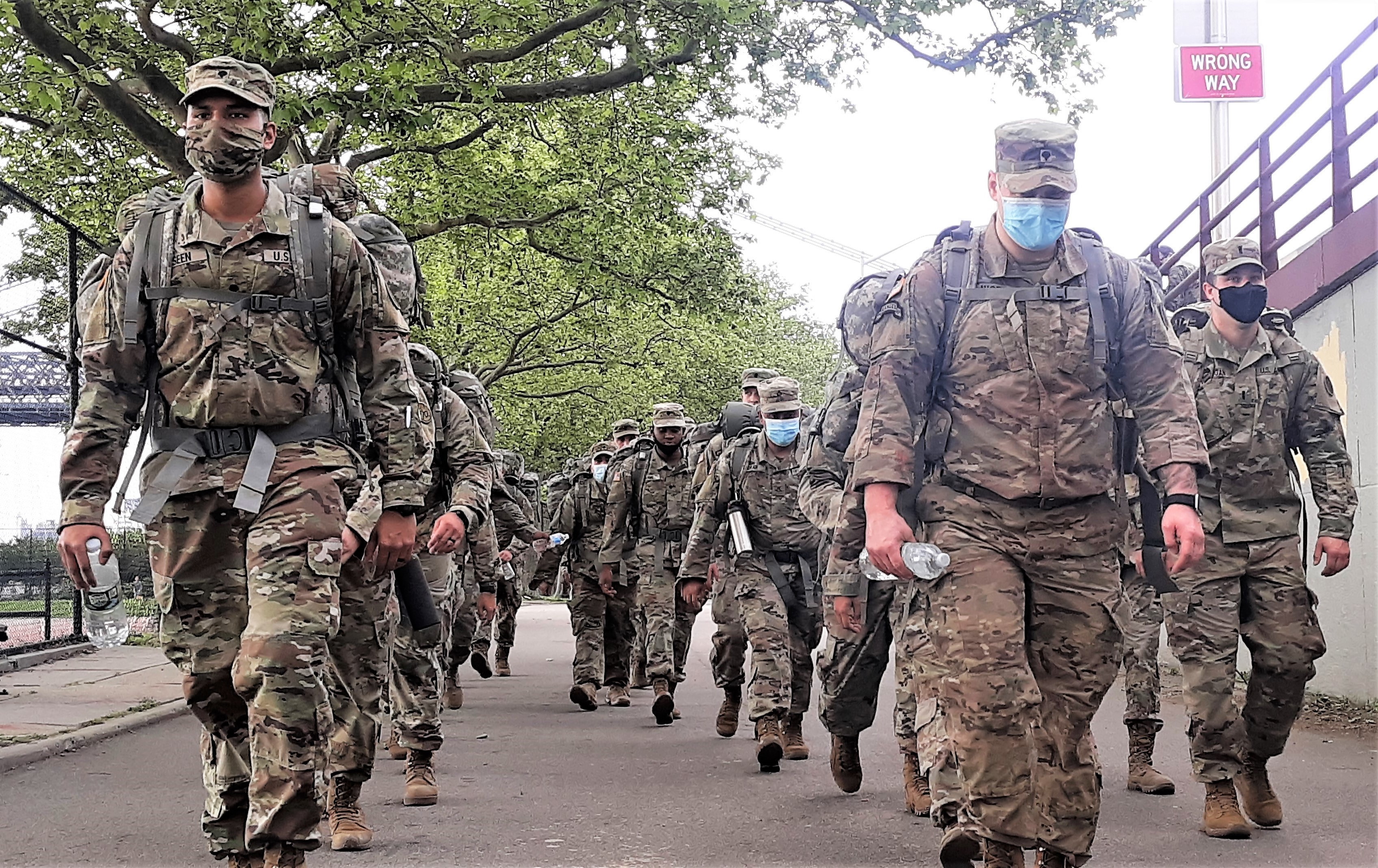 Soldiers ruck march 50 miles in New York City