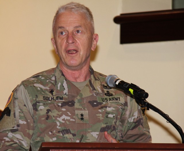 Army chief of chaplains visits Fort Rucker, talks spiritual resiliency